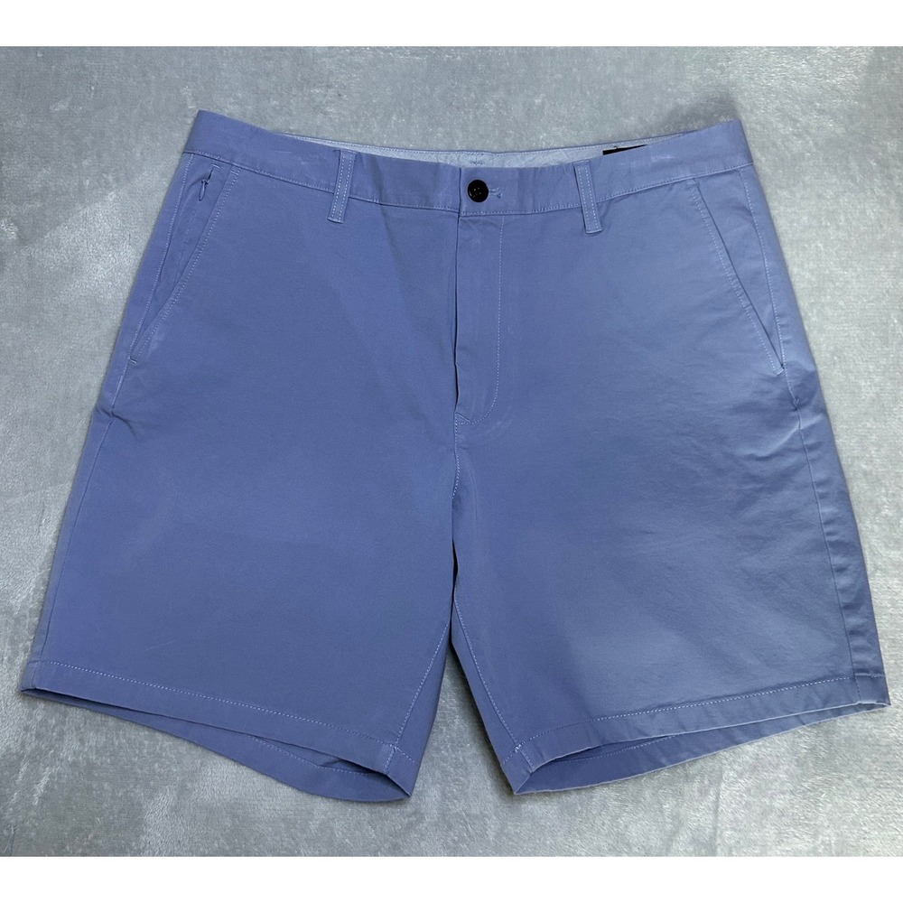 Bonobos The Chino Short 2.0 Sz 36 7" Blue  Non Iron Stretch
